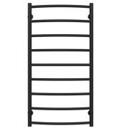 Сушка для рушників водяна Deffi Класик П9 500х1000 нижнє підключення чорний C.DK.100.50.9.B.A