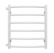 Сушка для рушників водяна Deffi Класик П6 500х600 бічне ліве підключення білий C.DK.60.50.6.W.B