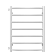Полотенцесушитель водяной Deffi Классик П7 500х700 боковое левое подключение белый C.DK.70.50.7.W.B