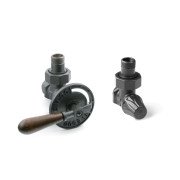 Комплект Теrma Сlassic Art регулюючий кутовий антрацит TGERANT01