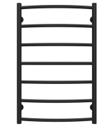 Полотенцесушитель водяной Deffi Классик П7 500х800 нижнее подключение черный C.DK.80.50.7.B.A