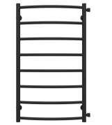 Полотенцесушитель водяной Deffi Классик П8 500х900 боковое правое подключение черный C.DK.90.50.8.B.C