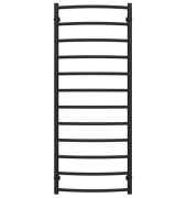 Сушка для рушників водяна Deffi Класик П12 500х1300 нижнє підключення чорний C.DK.130.50.12.B.A