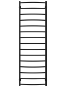 Полотенцесушитель водяной Deffi Классик П15 500х1600 нижнее подключение черный C.DK.160.50.15.B.A