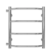 Сушка для рушників водяна Deffi Трапеція П4 400х500 бічне ліве підключення хром C.TR.50.40.4.C.B