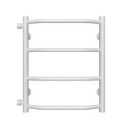 Сушка для рушників водяна Deffi Трапеція П4 400х500 бічне ліве підключення білий C.TR.50.40.4.W.B