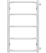 Полотенцесушитель водяной Deffi Трапеция П5 400х700 боковое правое подключение белый C.TR.70.40.5.W.C