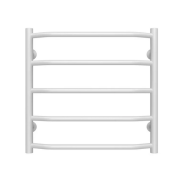 Полотенцесушитель водяной Deffi Трапеция П5 500х500 нижнее подключение белый C.TR.50.50.5.W.A