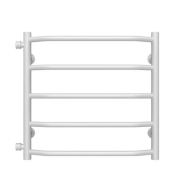 Полотенцесушитель водяной Deffi Трапеция П5 500х500 боковое левое подключение белый C.TR.50.50.5.W.B