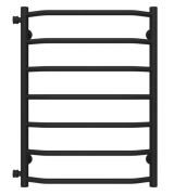 Сушка для рушників водяна Deffi Трапеція П7 500х700 бічне ліве підключення чорний C.TR.70.50.7.B.B