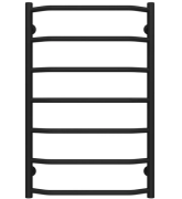 Сушка для рушників водяна Deffi Трапеція П7 500х800 нижнє підключення чорний C.TR.80.50.7.B.A