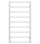 Сушка для рушників водяна Deffi Трапеція П9 500х1000 нижнє підключення білий C.TR.100.50.9.W.A