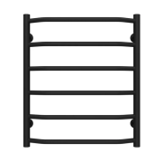 Сушка для рушників водяна Deffi Трапеція П6 500х600 нижнє підключення чорний C.TR.60.50.6.B.A