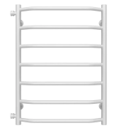 Полотенцесушитель водяной Deffi Трапеция П7 500х700 боковое левое подключение белый C.TR.70.50.7.W.B