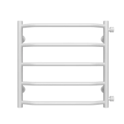Полотенцесушитель водяной Deffi Трапеция П5 500х500 боковое правое подключение белый C.TR.50.50.5.W.C