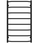 Полотенцесушитель водяной Deffi Трапеция П8 500х900 нижнее подключение черный C.TR.90.50.8.B.A