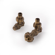 Комплект Теrma ARTISTIC термостатичний регулюючий кутовий матова бронза TGETBR003