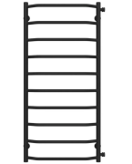 Сушка для рушників водяна Deffi Трапеція П10 500х1100 бічне праве підключення чорний C.TR.110.50.10.B.C