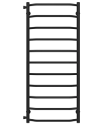 Сушка для рушників водяна Deffi Трапеція П11 500х1200 бічне ліве підключення чорний C.TR.120.50.11.B.B