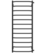 Сушка для рушників водяна Deffi Трапеція П12 500х1300 бічне праве підключення чорний C.TR.130.50.12.B.C