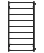 Сушка для рушників водяна Deffi Трапеція П9 500х1000 бічне праве підключення чорний C.TR.100.50.9.B.C