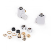 Комплект Теrma Dexter регулирующий угловой правый левый белыйTGERCD2-BI