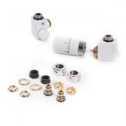 Комплект Теrma Dexter термостатичний трьохосьовий правий білий TGETCG2-BI