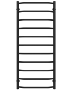 Полотенцесушитель водяной Deffi Трапеция П11 500х1200 нижнее подключение черный C.TR.120.50.11.B.A