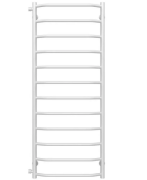 Полотенцесушитель водяной Deffi Трапеция П12 500х1300 боковое левое подключение белый C.TR.130.50.12.W.B