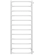 Полотенцесушитель водяной Deffi Трапеция П12 500х1300 боковое правое подключение белый C.TR.130.50.12.W.C