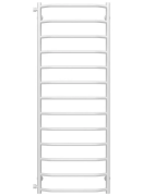 Полотенцесушитель водяной Deffi Трапеция П13 500х1400 боковое левое подключение белый C.TR.140.50.13.W.B