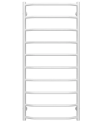 Полотенцесушитель водяной Deffi Трапеция П10 500х1100 нижнее подключение белый C.TR.110.50.10.W.A