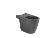 Чаша унитаза-компакта Roca Ona Compacto Rimless 36х67,5 см сантехническая керамика матовый черный A342687080