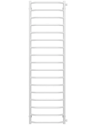 Сушка для рушників водяна Deffi Трапеція П17 500х1800 бічне праве підключення білий C.TR.180.50.17.W.C