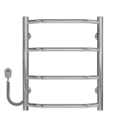 Електричний сушки для рушників Deffi Трапеція П4 400х500 ліве підключення хром C.TR.50.40.4.E.C.L.5