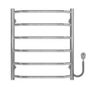 Електрична сушарка для рушників Deffi Трапеція П6 500х600 праве підключення хром C.TR.60.50.6.E.C.R.5