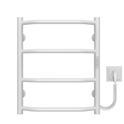 Електрична сушарка для рушників Deffi Трапеція П4 400х500 праве підключення WD03 білий C.TR.50.40.4.E.W.R.3