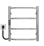 Електрична сушарка для рушників Deffi Трапеція П4 400х500 ліве підключення JD03 хром C.TR.50.40.4.E.C.L.1