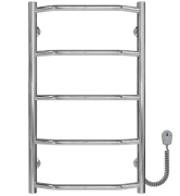 Электрический полотенцесушитель Deffi Трапеция П5 400х700 правое подключение хром C.TR.70.40.5.E.C.R.5