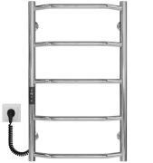 Электрический полотенцесушитель Deffi Трапеция П5 400х700 левое подключение JD03 хром C.TR.70.40.5.E.C.L.1