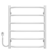 Электрический полотенцесушитель Deffi Трапеция П6 500х600 левое подключение белый C.TR.60.50.6.E.W.L.5