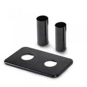 Комплект прихованого монтажу Теrma 50 мм чорний глянець TGPZMRP1K9P5