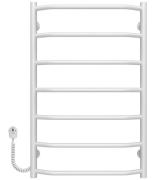 Електрична сушарка для рушників Deffi Трапеція П7 500х800 ліве підключення білий C.TR.80.50.7.E.W.L.5