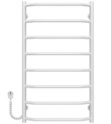 Електричний сушарка для рушників Deffi Трапеція П8 500х900 ліве підключення білий C.TR.90.50.8.E.W.L.5