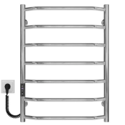 Електрична сушарка для рушників Deffi Трапеція П7 500х700 ліве підключення JD03 хром C.TR.70.50.7.E.C.L.1