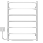 Електрична сушарка для рушників Deffi Трапеція П7 500х700 ліве підключення WD03 білий C.TR.70.50.7.E.W.L.3