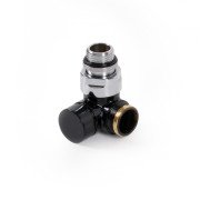 Вентиль Terma трехосевой запорный CYLINDER левый металл черный TGZOCZ002