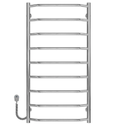 Електрична сушарка для рушників Deffi Трапеція П9 500х1000 ліве підключення хром C.TR.100.50.9.E.C.L.5