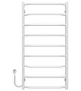 Електрична сушарка для рушників Deffi Трапеція П9 500х1000 ліве підключення білий C.TR.100.50.9.E.W.L.5