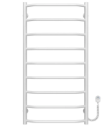 Електрична сушарка для рушників Deffi Трапеція П9 500х1000 праве підключення білий C.TR.100.50.9.E.W.R.5